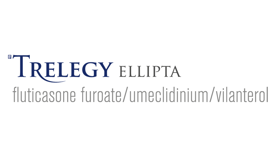 Trelegy Ellipta (fluticasone furoate/umeclidinium/vilanterol) logo