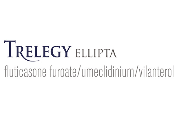 Trelegy Ellipta (fluticasone furoate/umeclidinium/vilanterol) logo